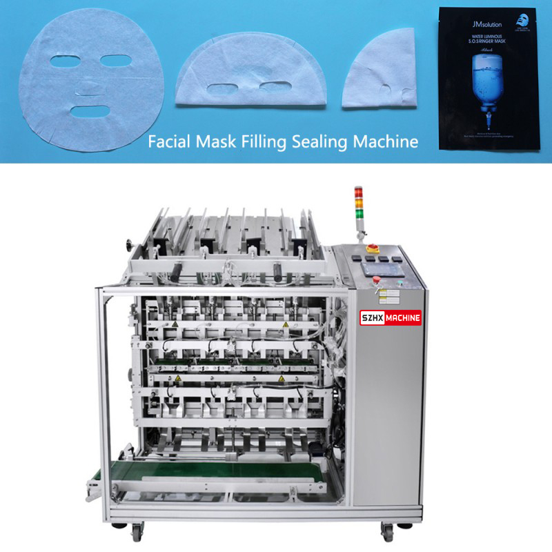 HX-600 Automatic Facial Mask Filling Sealing Machine