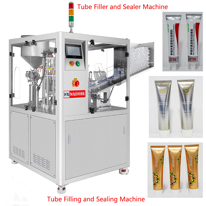 HX-009 Automatic Tube Filling Machine, Tube Filling and Sealing Machine Manufacturers, Tube Filler and Sealer Machine
