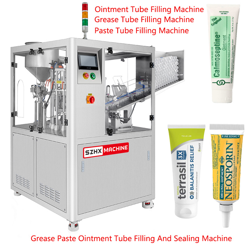 Ointment Filling Machine, Ointment Tube Filling Machine, Grease Tube Filling Machine, Paste Tube Filling Machine