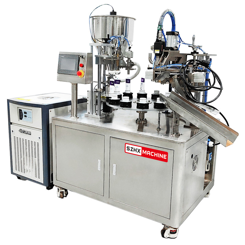 HX-006H heat seal tube filling sealing machine